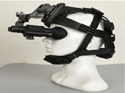 Monocular helmet-mounted night vision instrument